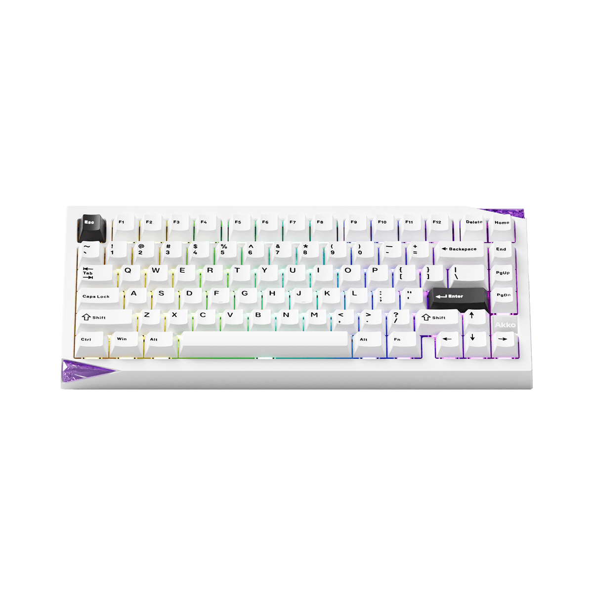 Akko Mineral 01 VIA Fully Assembled White Front