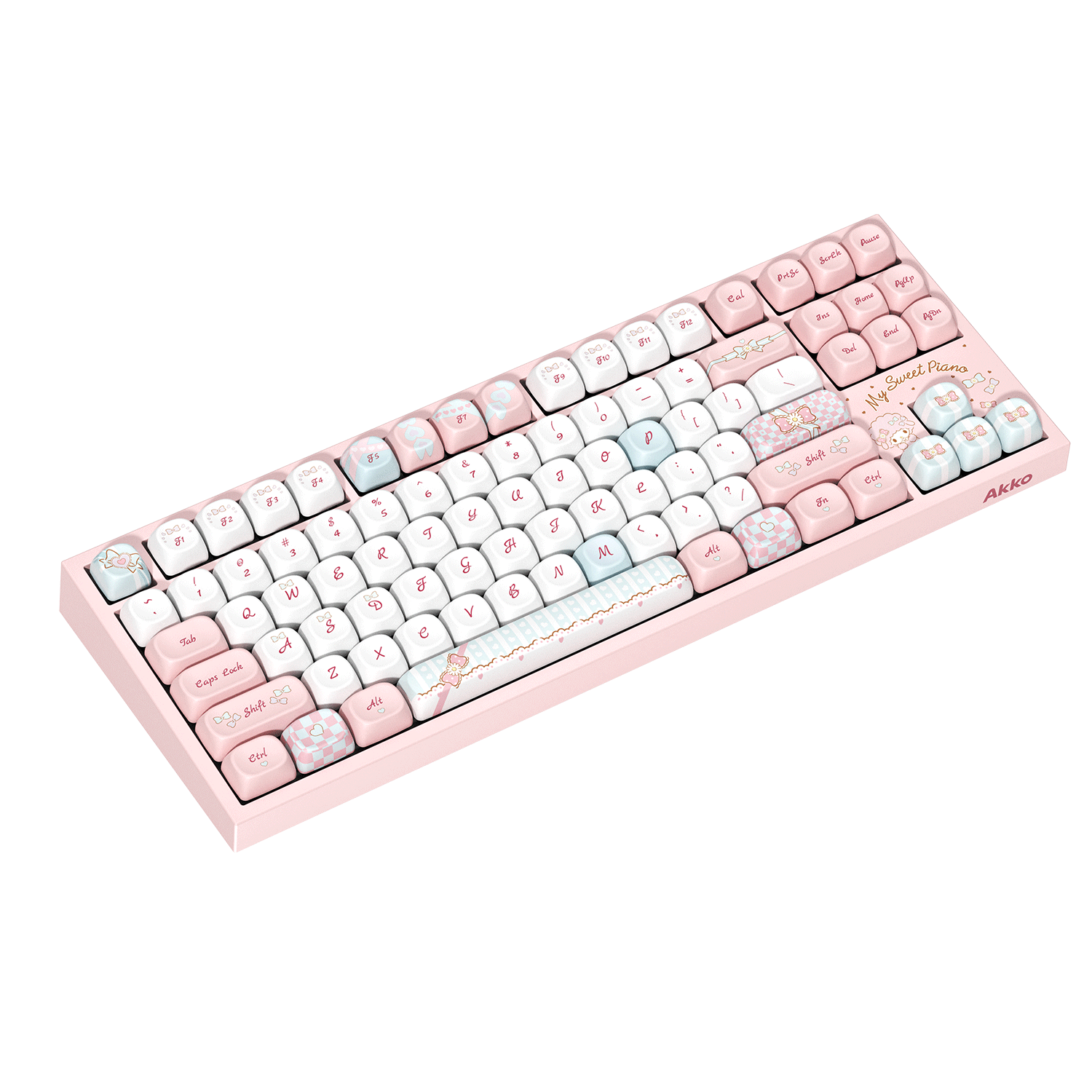 Akko My Sweet Piano 5087 V5 Keyboard Left Side
