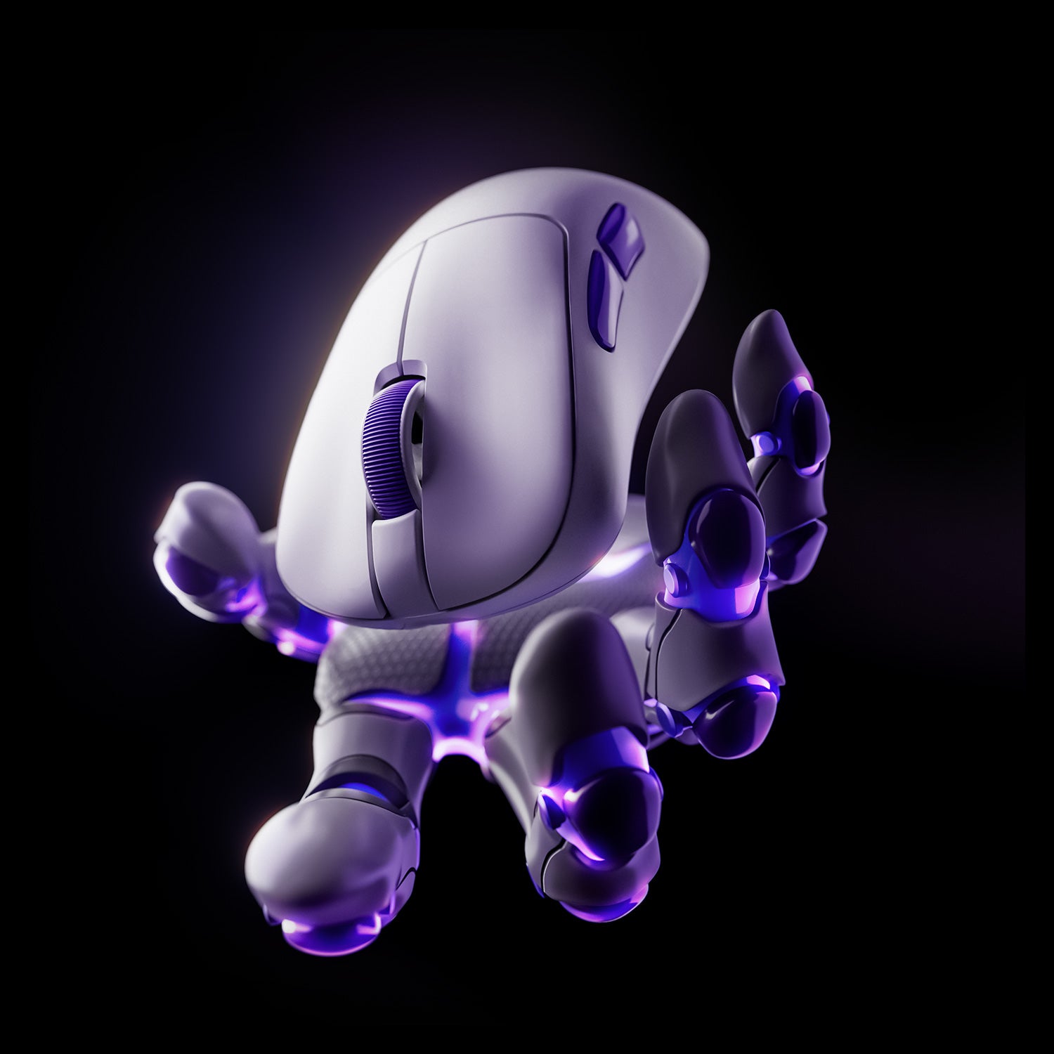 Akko Nest Gaming Mouse White Light Weight