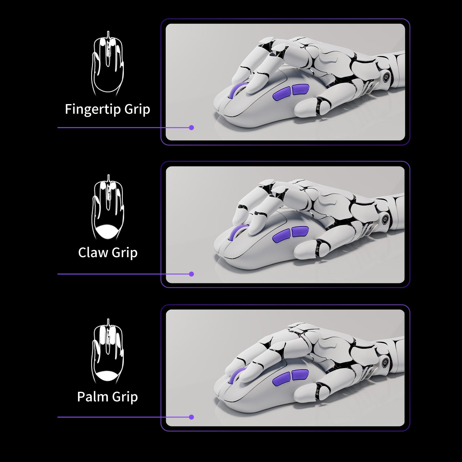 Akko Nest Gaming Mouse Ergonomically Design