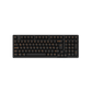 Akko Orange on Black ISO-DE/UK/Nordic Keycap Set (210-key) on 1800 Compact Keyboard