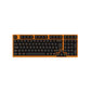 Akko Orange on Black ISO-DE/UK/Nordic Keycap Set (210-key) on 1800 Compact Keyboard