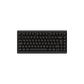 Akko Orange on Black ISO-DE/UK/Nordic Keycap Set (210-key) on 75% Keyboard