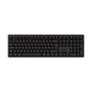 Akko Orange on Black ISO-DE/UK/Nordic Keycap Set (210-key) on 100% Keyboard