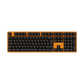 Akko Orange on Black ISO-DE/UK/Nordic Keycap Set (210-key) on 100% Keyboard