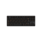 Akko Orange on Black ISO-DE/UK/Nordic Keycap Set (210-key) on 80% Keyboard