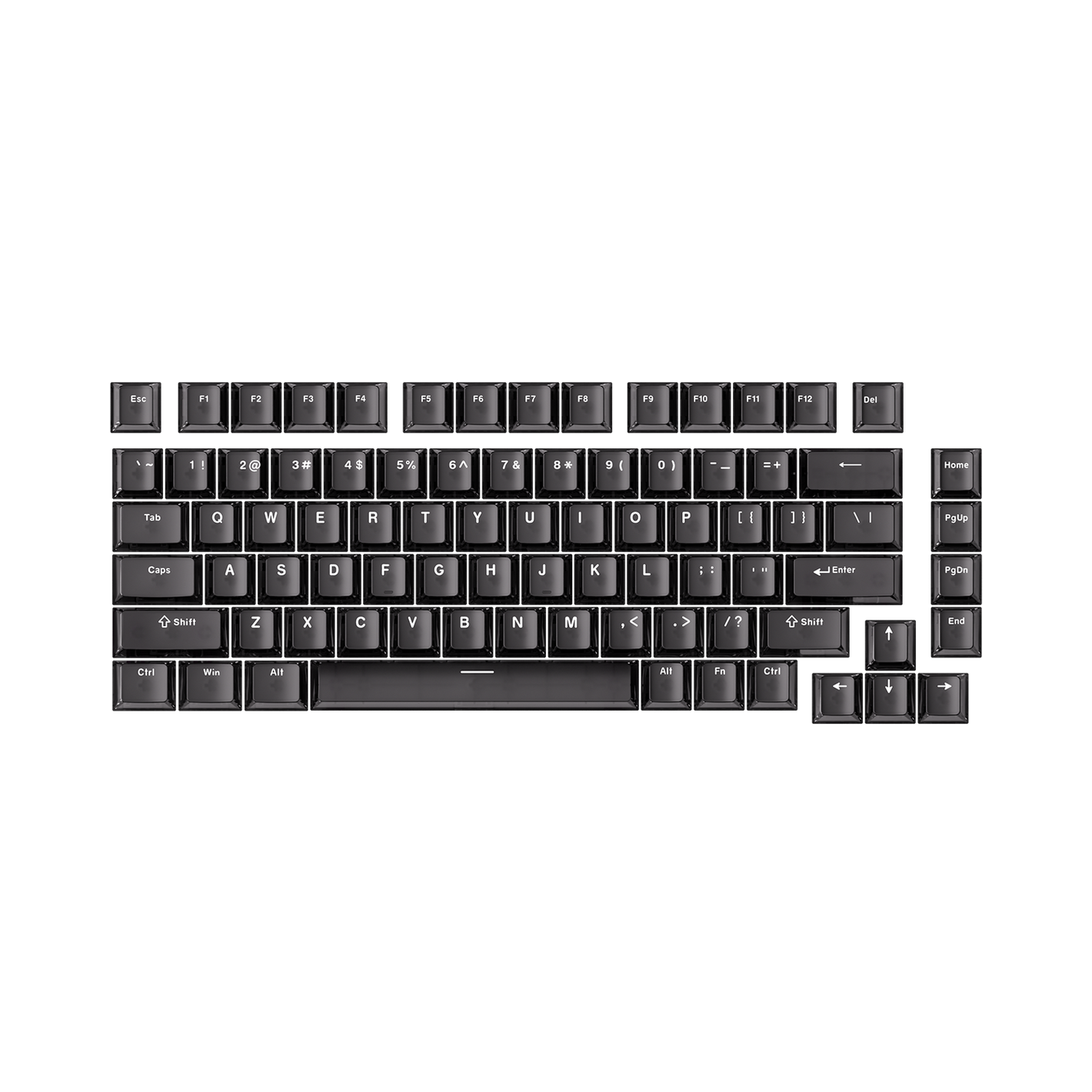 Akko PC Transparent Keycap Set (82-Key)