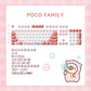 POCO Pig Tastenkappen Set (138-Tasten)