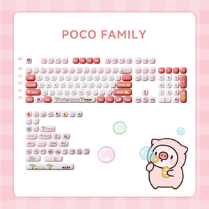 POCO Pig Tastenkappen Set (138-Tasten)