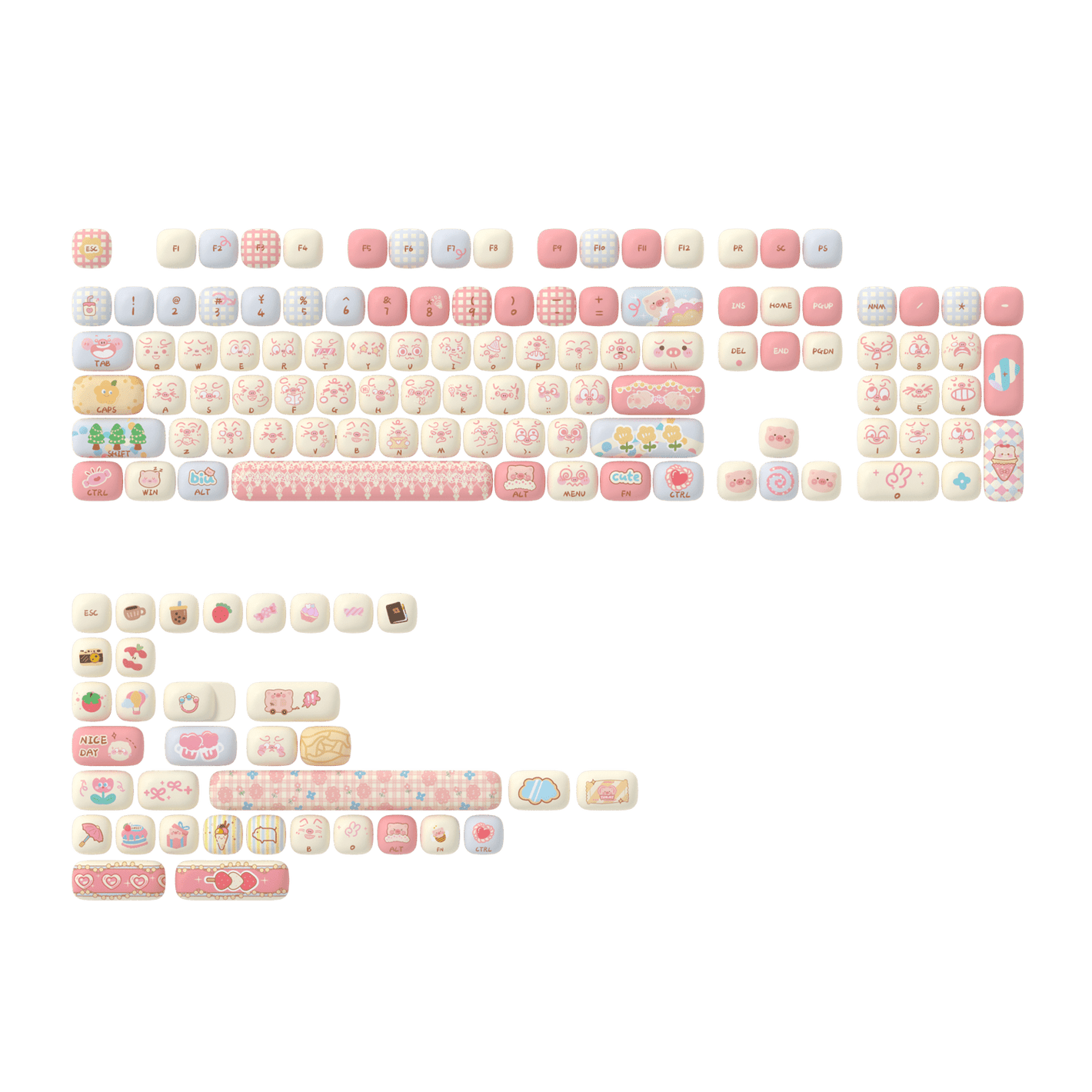 Piggy Party Keycap Set (139 Keys)