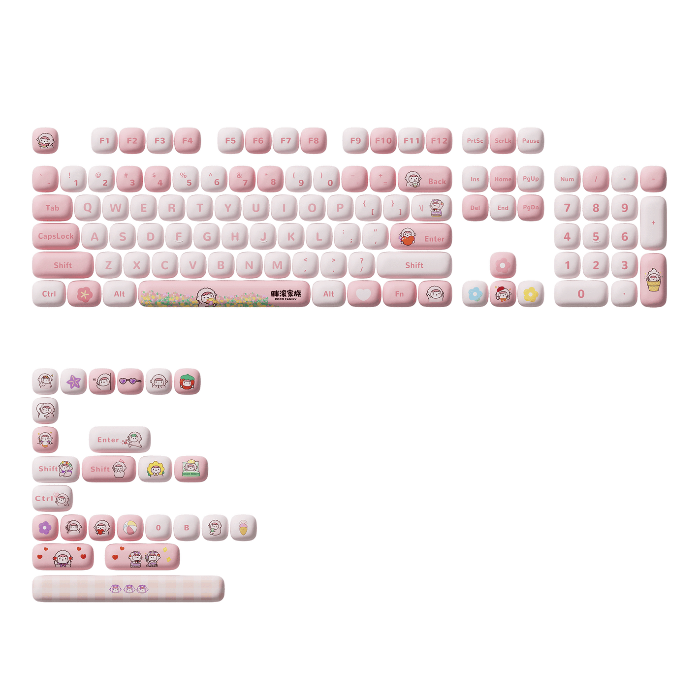 POCO Family - POCO Sheep Keycap Set (129-key)