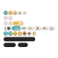 Akko Punk Cat BottleCap Keycaps Set Special Keys Details