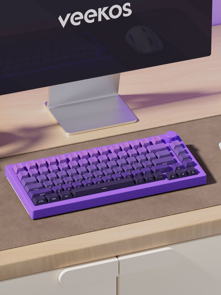 Akko Purple Gradient Keycap Set