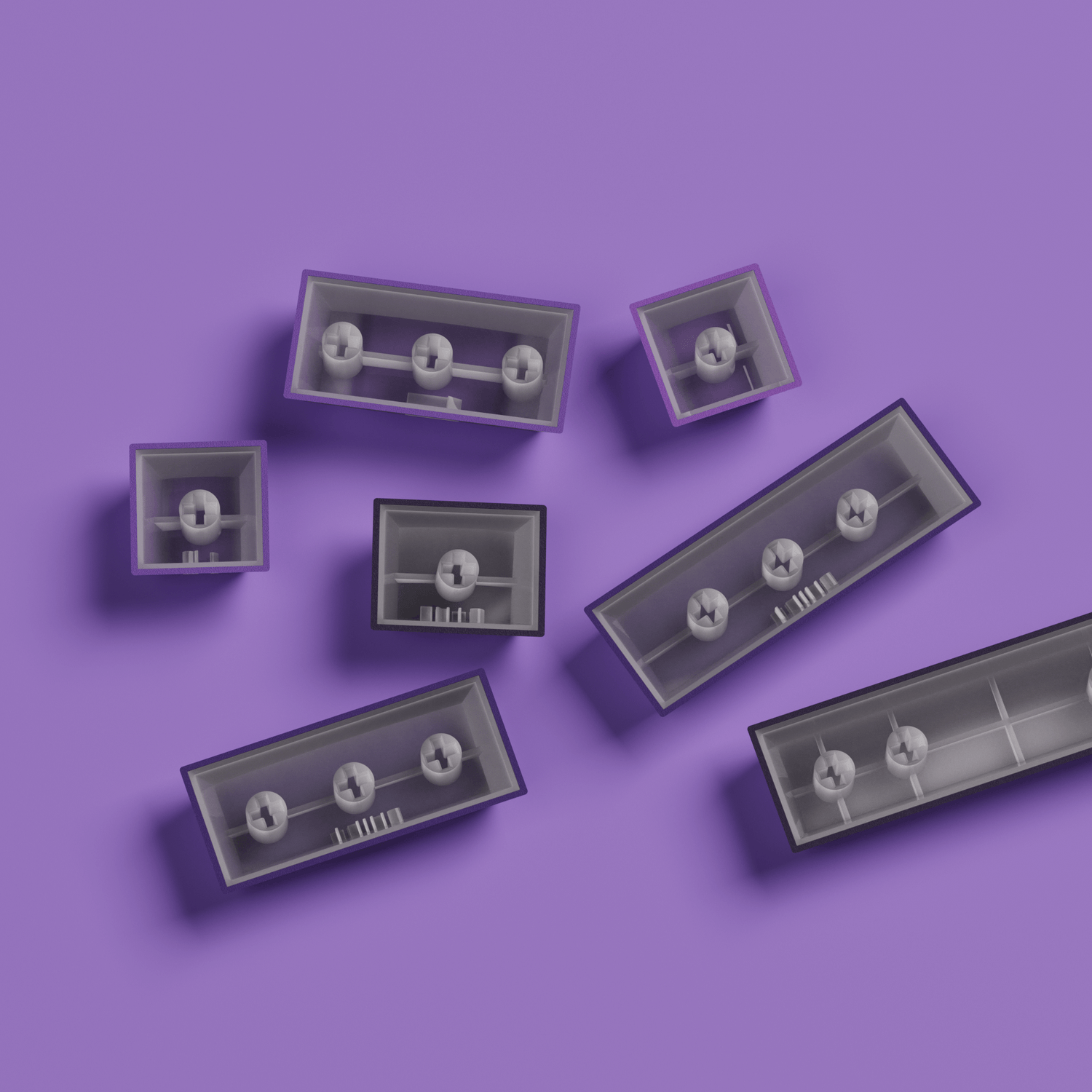 Akko Akko Purple Gradient Keycap Set MX Switch Compatibility