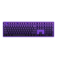 Purple Gradient Keycap Set Install on the Full Size Keyboard