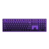Purple Gradient Keycap Set Install on the Full Size Keyboard