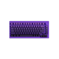Purple Gradient Keycap Set Install on the 75% Keyboard