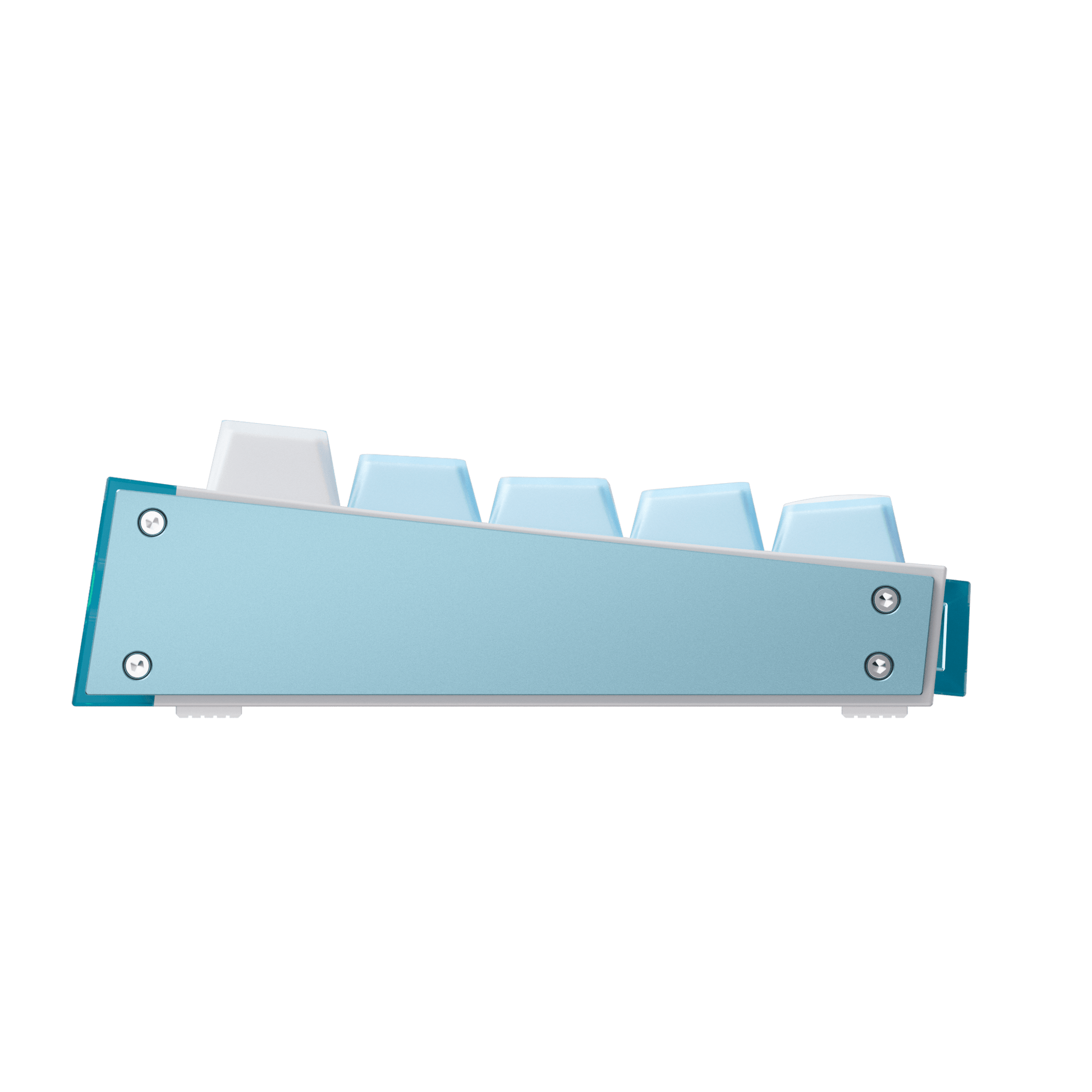 Akko Ray68 HE Magnetic Keyboard Misty Blue Side Details