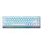 Akko Ray68 HE Magnetic Keyboard Misty Blue Front Details