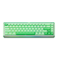 Akko Ray68 HE Magnetic Keyboard Misty Green White Front Side