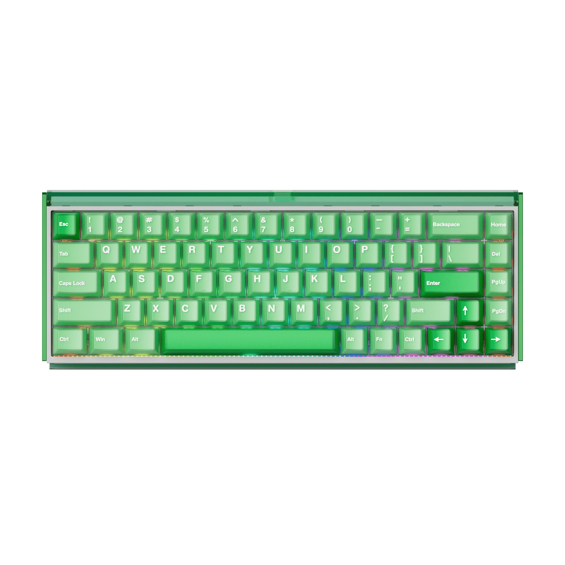 Akko Ray68 HE Magnetic Keyboard Misty Green White