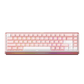 Akko Ray68 HE Magnetic Keyboard Misty Pink Front Side