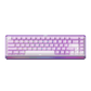 Akko Ray68 HE Magnetic Keyboard Misty Purple Front Side
