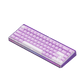 Akko Ray68 HE Magnetic Keyboard Misty Purple Right Side