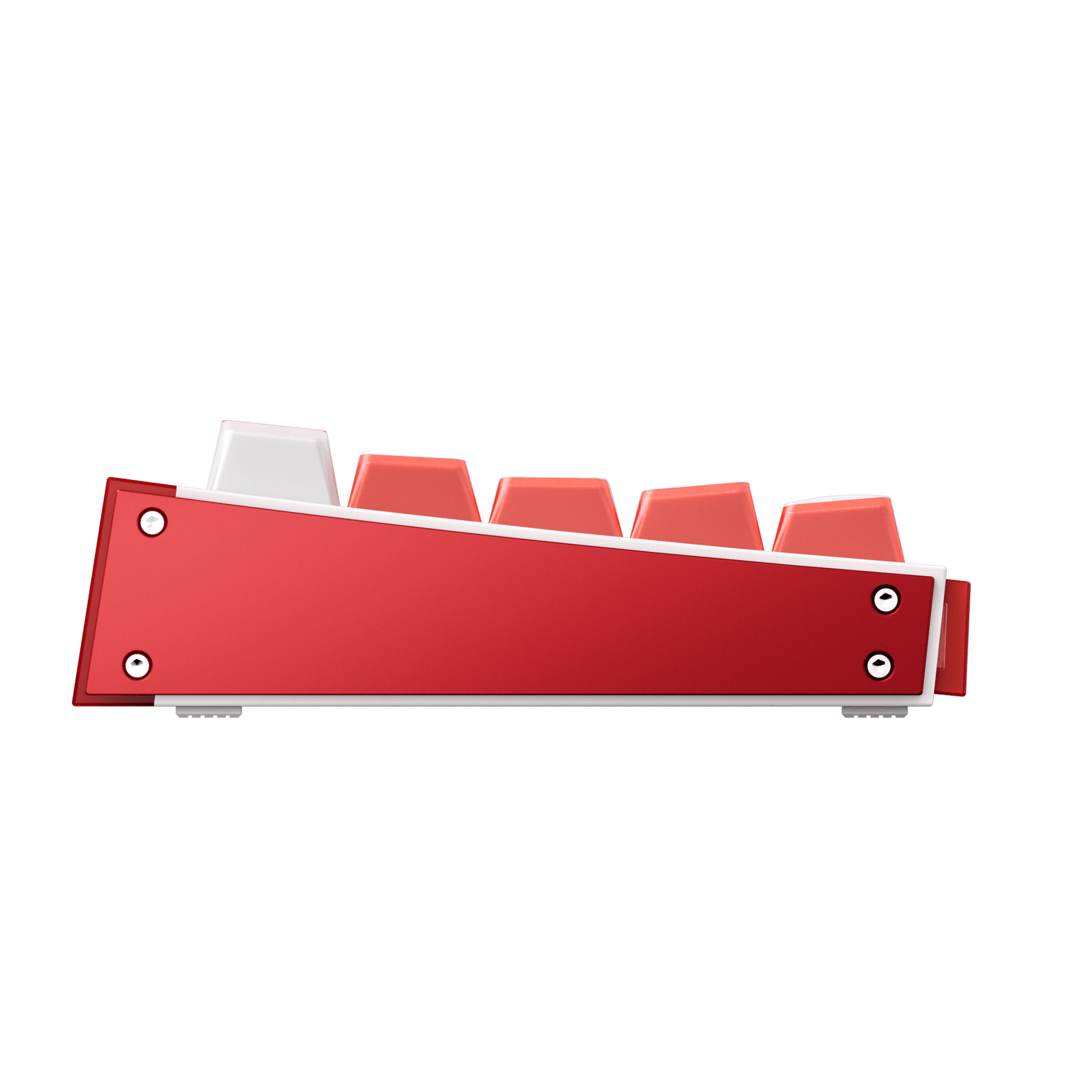 Akko Ray68 HE Magnetic Keyboard Misty Red Side Details
