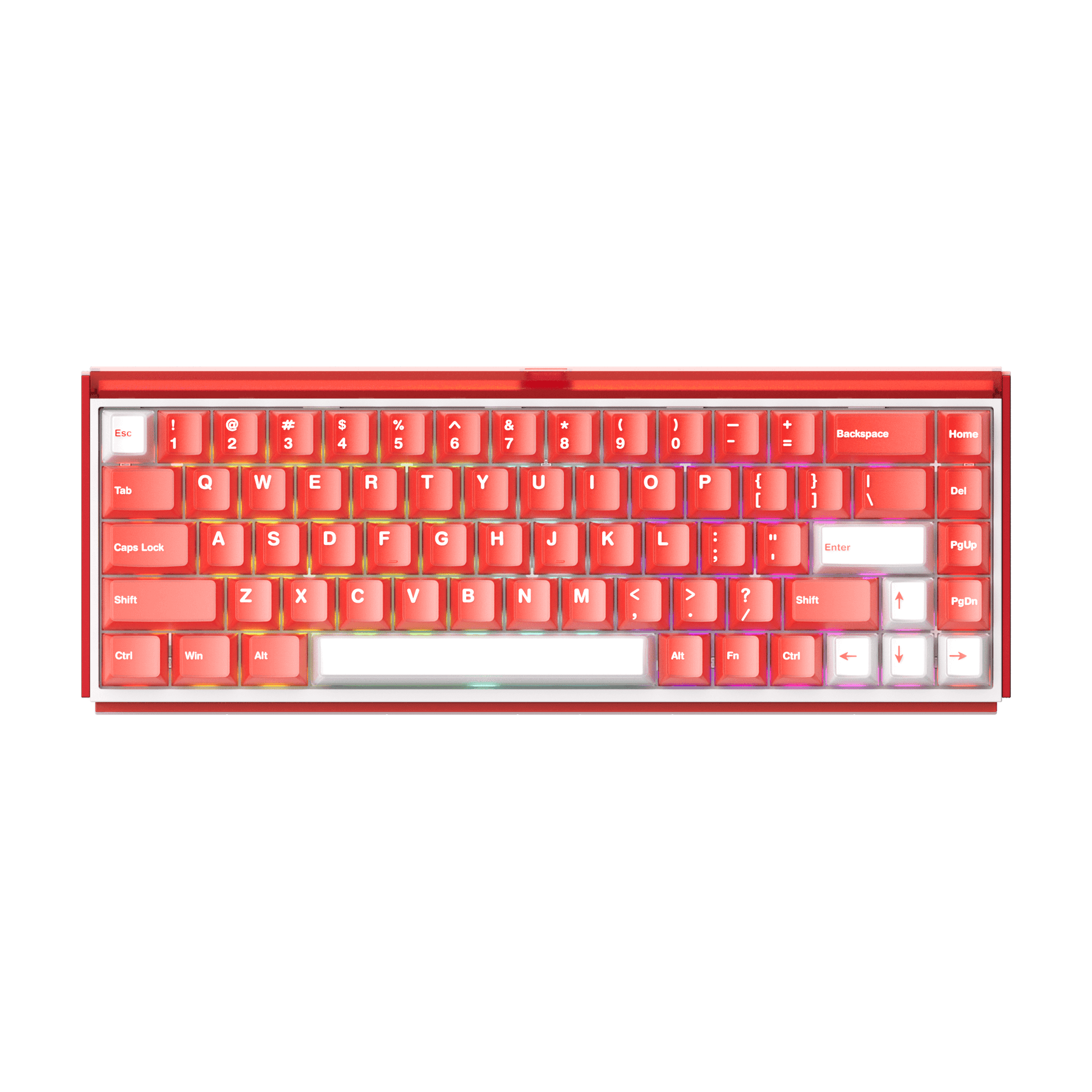 Akko Ray68 HE Magnetic Keyboard Misty Red