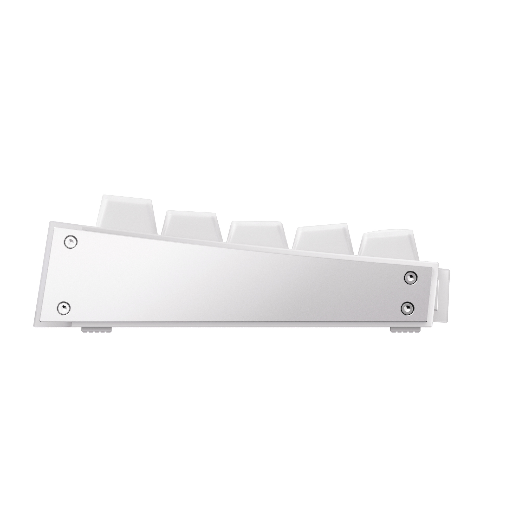 Akko Ray68 HE Magnetic Keyboard Misty White Side