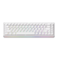 Akko Ray68 HE Magnetic Keyboard Misty White Front Side