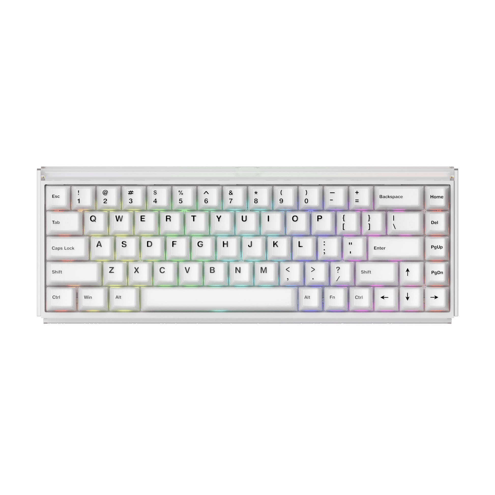 Akko Ray68 HE Magnetic Keyboard Misty White