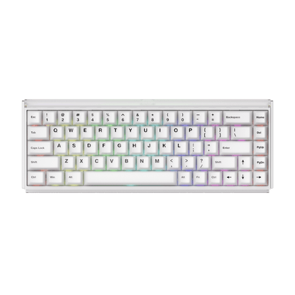 Akko Ray68 HE Magnetic Keyboard Misty White