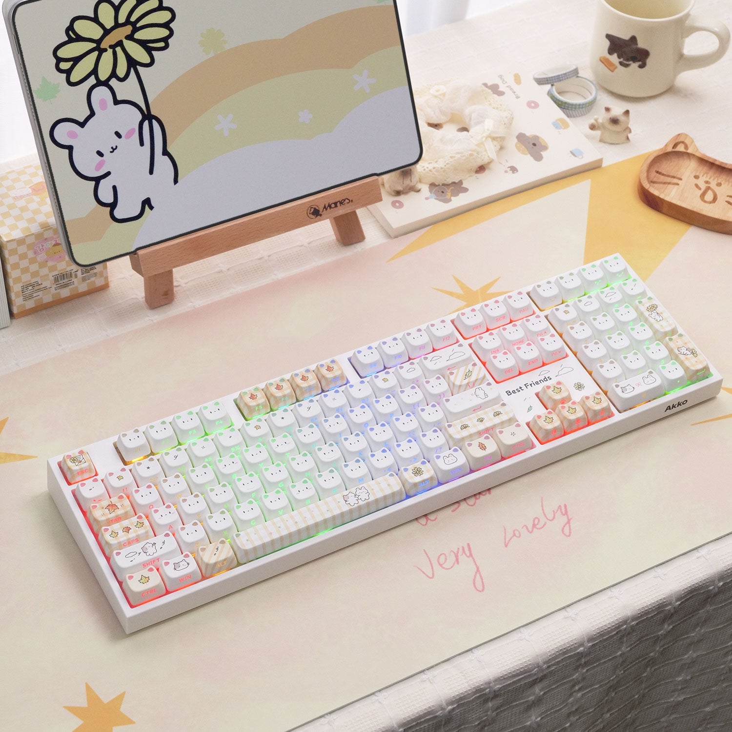 Akko Shiny Kitten 5108 V5 Pink Mechanical Keyboard