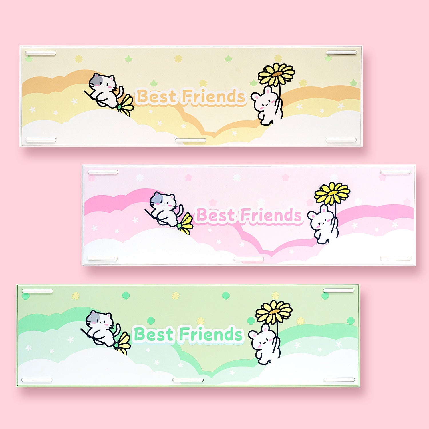 Akko Shiny Kitten 5108 V5 Pink Mechanical Keyboard Back Details
