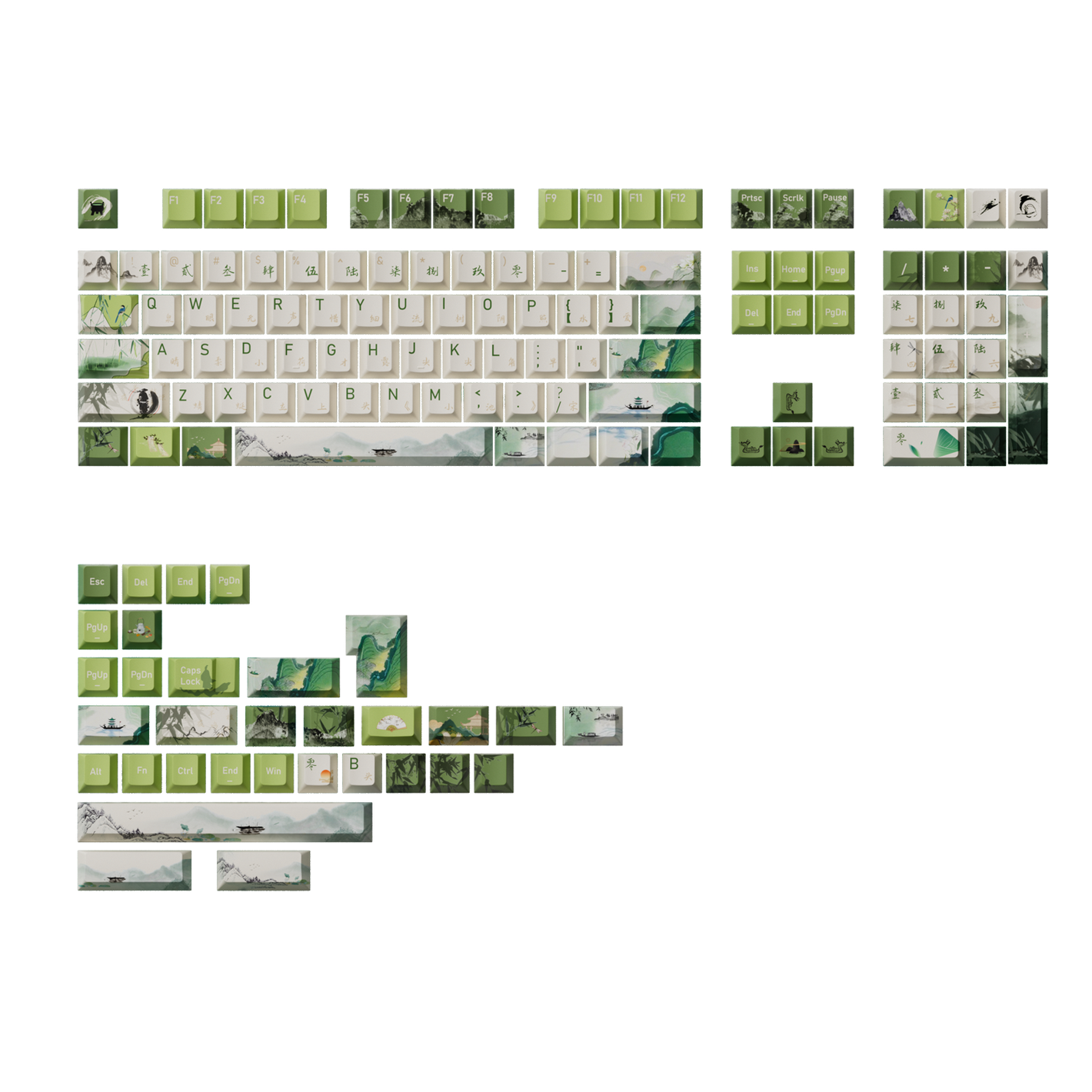 Summer Serenity Keycap Set (140 Keys)