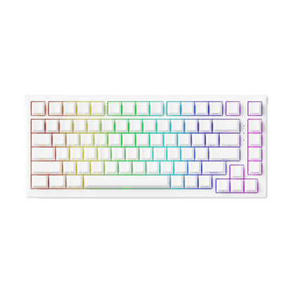 Akko TAC75 HE Shine Through White RGB