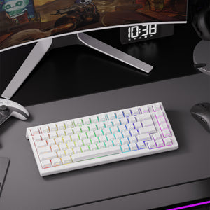 Akko TAC75 HE Magnetic Keyboard- Shine Through White