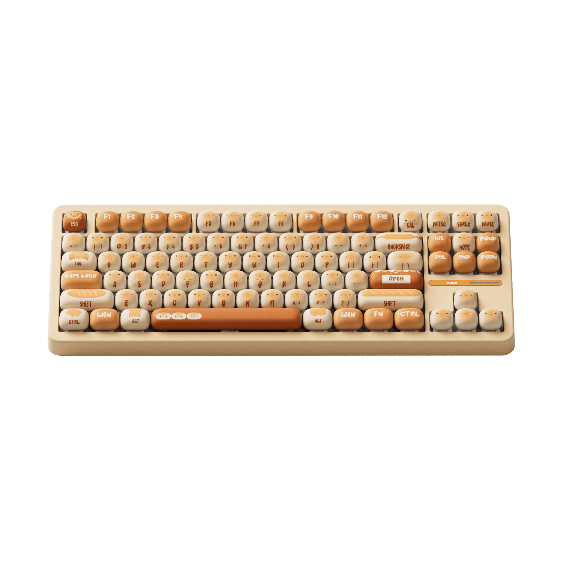 Akko TAC87 Bun Wonderland Mechanical Keyboard Front View