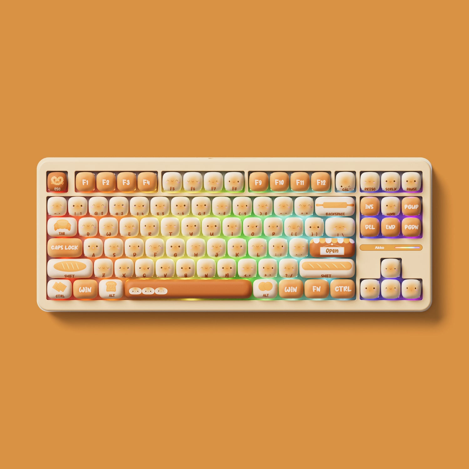 Akko TAC87 Bun Wonderland Mechanical Keyboard RGB