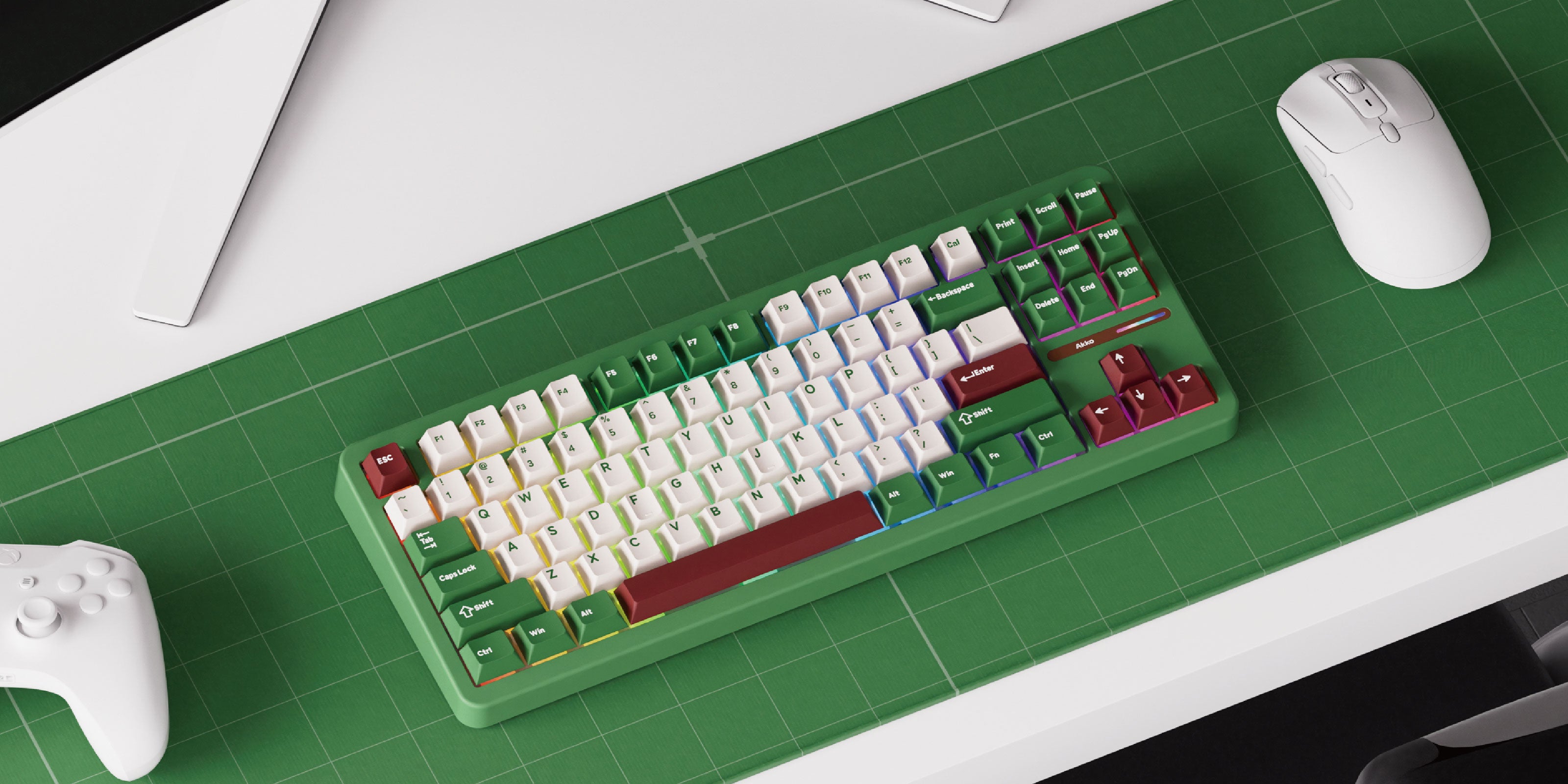 Matcha Red Bean TAC87 Mechanical Keyboard
