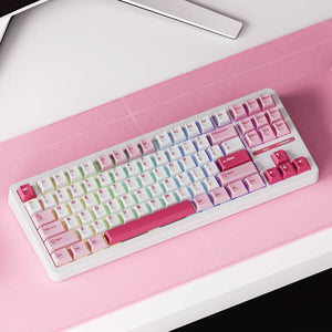 Akko TAC87 Prunus Lannesiana Mechanical Keyboard on the Desk