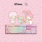 Akko My Melody 5108 V5 Mechanical Keyboard with My Melody Theme Background