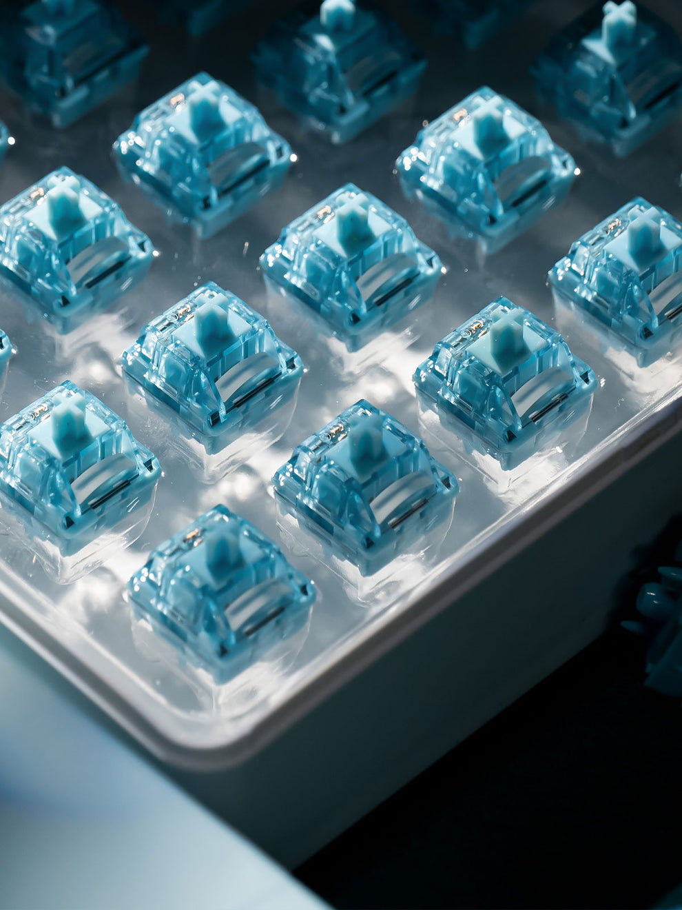 Akko V5 Creamy Blue Pro Switches Details with Packaging
