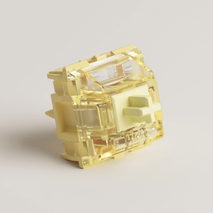 Akko V5 Creamy Yellow Pro Switch Top and Side Details