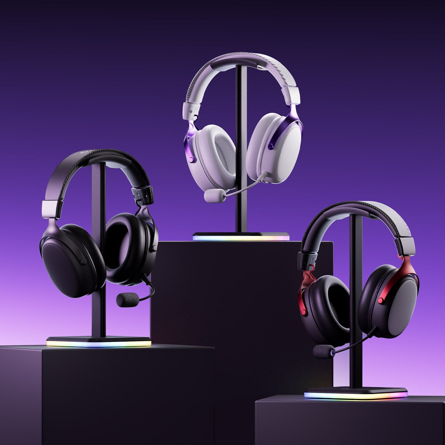 Akko Verge Gaming Headset 3 Color Choices