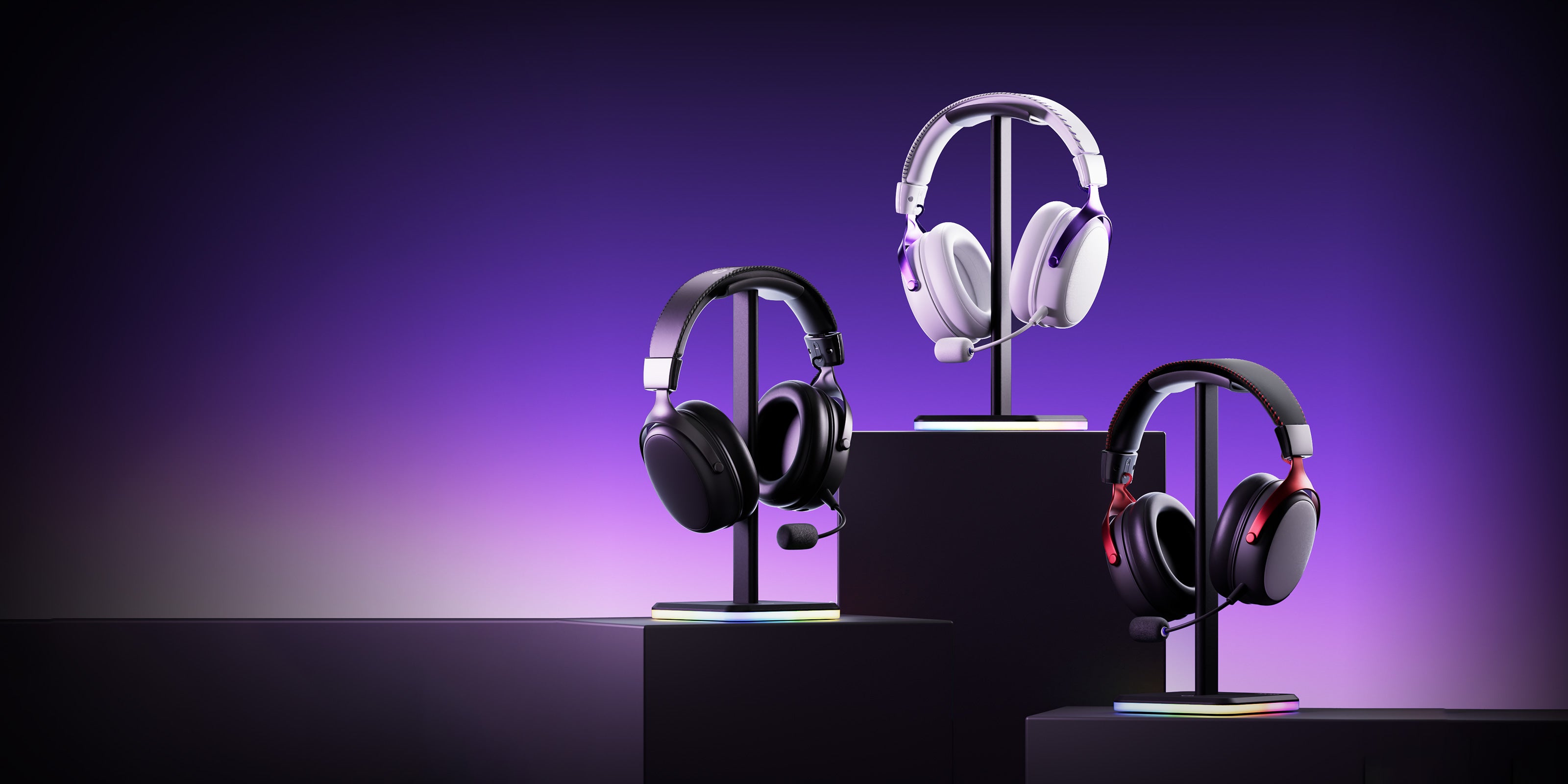 Akko Verge Gaming Headset 3 Color Choices