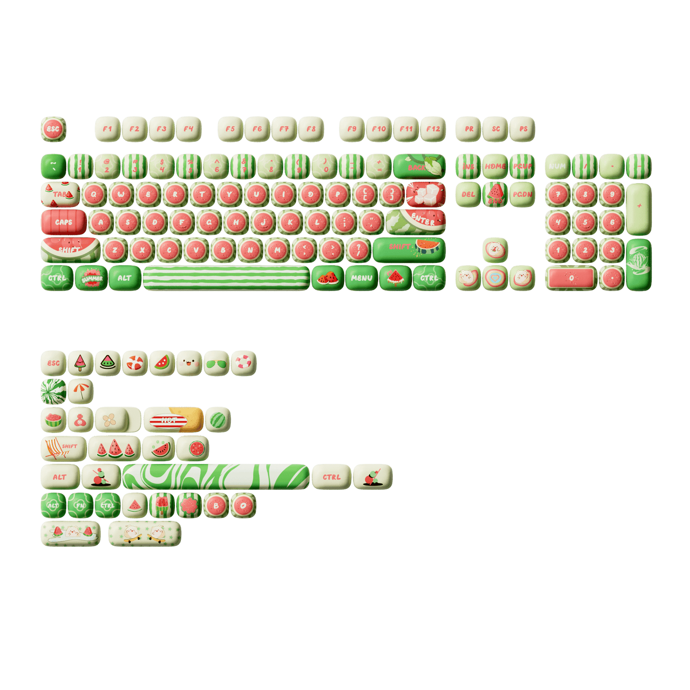 Watermelon Keycap Set (138 Keys)