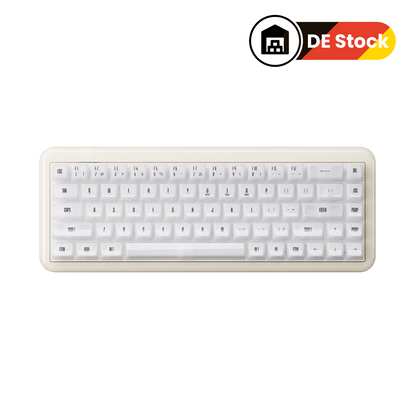 Akko YU01 White Jade Resin Keyboard DE Stock